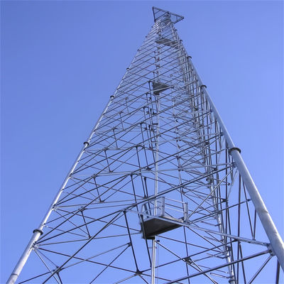 3 Beine Tubular Crank Up Antennen Turm Telekommunikation Stahlturm 50m 60m 65m