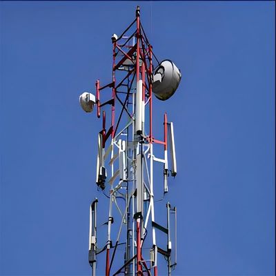 GSM-Basisstation Vhf Uhf Funkkommunikationsantenne 3 Beine Rohrstahlturm