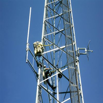 GSM-Basisstation Vhf Uhf Funkkommunikationsantenne 3 Beine Rohrstahlturm
