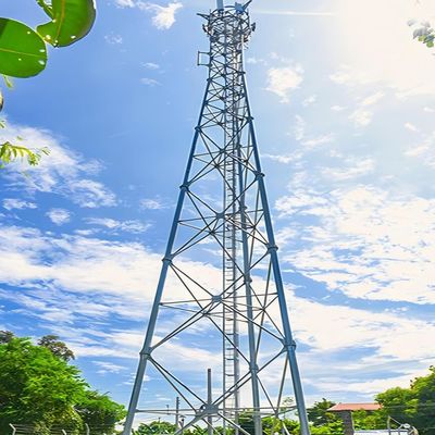 20m 25m - 60m 65m 3 Bein Turm Rohr Telekommunikation Rohr Stahl Turm