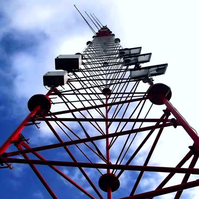 20m 25m 30m 35m 45m 50m 55m 60m 65m Dreibein Turm Selbsttragende Gitter Tubular Stahlturm