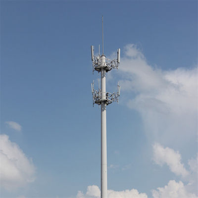 Freistehender Monopol 100' Telekommunikationsturm Antenne Kommunikationsarten Rohrmonopolturm