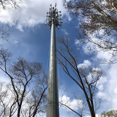 20 Meter 25 30 Meter Antenne Telekommunikation Stahl Monopol Turm Q345B / A572 Material