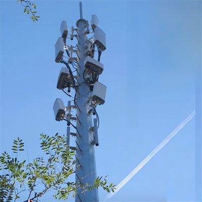 Selbstunterstützung Galvanisierte 75 Ft Stahlrohr Pole Fernseh Antenne Zell Wifi GSM Telekommunikation Monopol Türme Lieferung