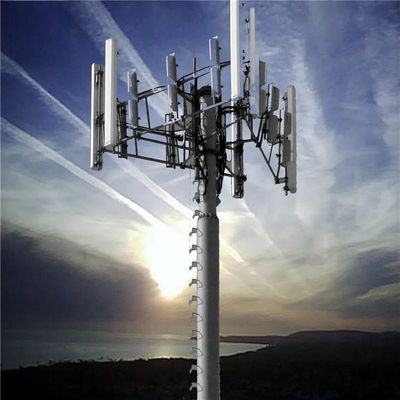 4G 5G Signalzellen Pole Monopol Turm Verzinkte GSM Antenne Halterung