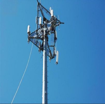 Freistehender Monopol Turm100 Telekommunikationsturm Antennen Arten der Kommunikation