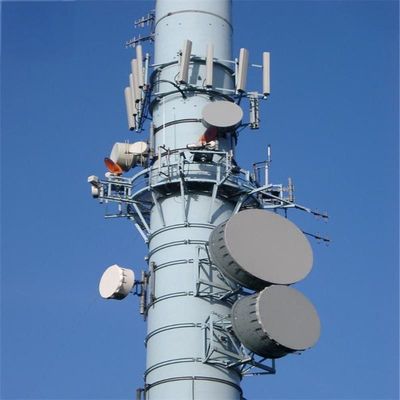 Freistehender Monopol Turm100 Telekommunikationsturm Antennen Arten der Kommunikation