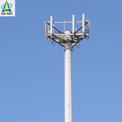 Hot Dip Galvanized Multifunktion Monopole Tower 5g Internet Mobiltelefon Signal Kommunikation Stahlturm
