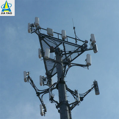 Hot Dip Galvanized Multifunktion Monopole Tower 5g Internet Mobiltelefon Signal Kommunikation Stahlturm