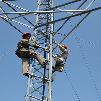 Wireless Communication Eisen Telekommunikation Guyed Pole Turm 5g Radio Antenne Wifi Isp Internet Turm zum Verkauf