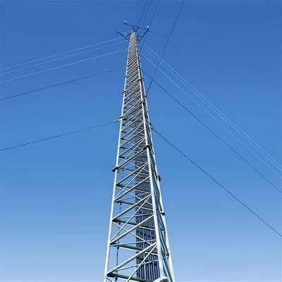 Telekommunikation Gießdraht Turm Stahl 30M Gitter Dreieck Dreieck Mast