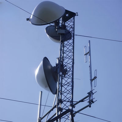 Selbsttragende 3 Beine Guy GSM Antenne Radio Guyed Draht Turm Gitter Stahl Tubular