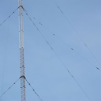 100 Meter Q345 Q235 Q420 Stahlkonstruktion Gießpol Turm Antenne Winkelgitter Kommunikationspol Mast Telekommunikationsturm