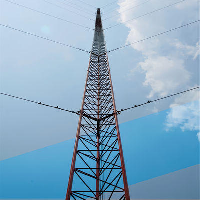 Rohrstahl Telekommunikation Gießdraht Turm Für 5G 4G 3G Mast Galvanized