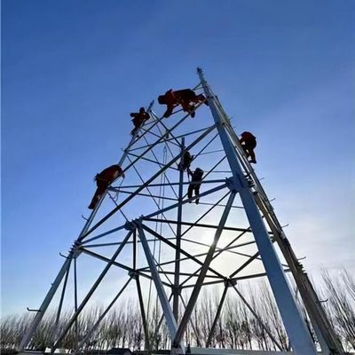 33 KV bis 110 KV Stromübertragungsturm Winkel Eisenturm 30-180 km/h Windgeschwindigkeit