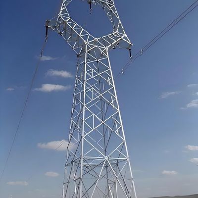 33 KV bis 110 KV Stromübertragungsturm Winkel Eisenturm 30-180 km/h Windgeschwindigkeit