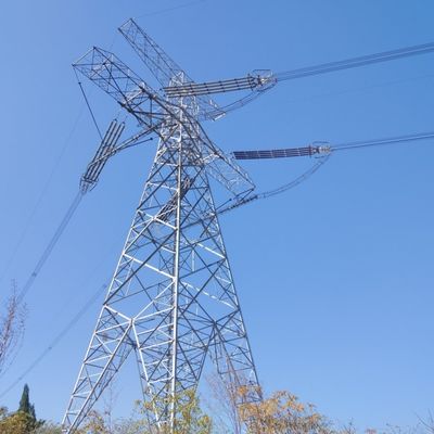 Dip Galvanisierter Stahl Stromübertragungsturm Gitterstahlturm