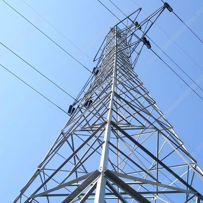 Dip Galvanisierter Stahl Stromübertragungsturm Gitterstahlturm
