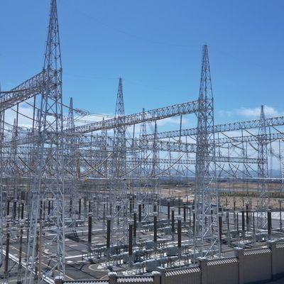 Winkel Eisen Hochspannung Elektro Turm Windgeschwindigkeit 30-180 Km/h 132kv Übertragung Turm