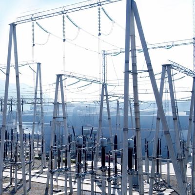 Winkel Eisen Hochspannung Elektro Turm Windgeschwindigkeit 30-180 Km/h 132kv Übertragung Turm