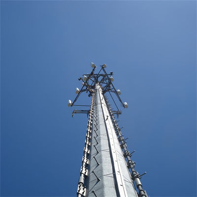 Zellantenne Telekommunikation Hot Dip Galvanized Monopole Tower 10 -60 M