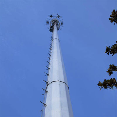 Zellantenne Telekommunikation Hot Dip Galvanized Monopole Tower 10 -60 M