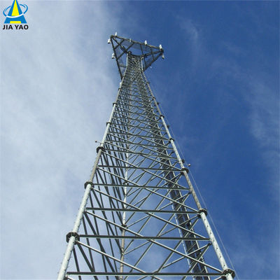 10 20 30 40 50 60M Galvanisierter Rohrstahlturm WLAN-Signal BTS Fernseher 3 Beinige Rohrstahlturm