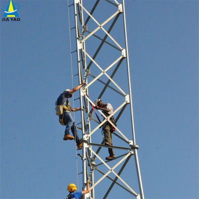 10 20 30 40 50 60M Galvanisierter Rohrstahlturm WLAN-Signal BTS Fernseher 3 Beinige Rohrstahlturm