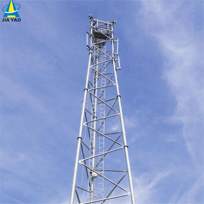 10 20 30 40 50 60M Galvanisierter Rohrstahlturm WLAN-Signal BTS Fernseher 3 Beinige Rohrstahlturm