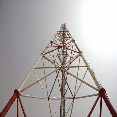 20m 25m - 60m 65m 3 Bein Turm Rohr Telekommunikation Rohr Stahl Turm
