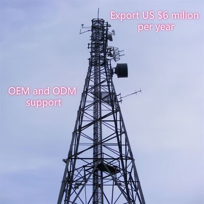 30 m selbsttragbare Gitterturm für die Kommunikation GSM Turm aus Winkelstahl