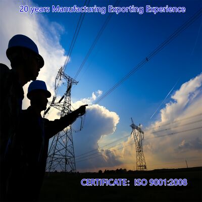 Hochspannung 220KV 500KV Galvanisierter Winkel Stahl Stromübertragungsturm Aufhängungsanlage