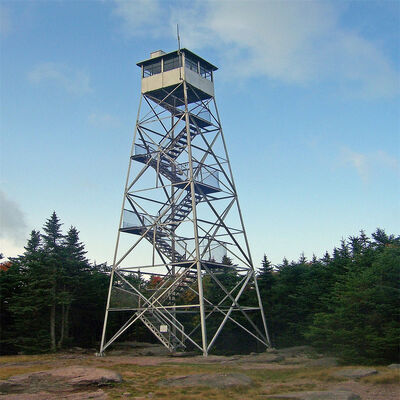 Galvanisierter Stahl Blitzschutz Wald Wachturm 15 m - 50 m