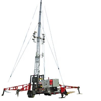 Außen Teleskop Galvanisches Stahl 15 20 30M 5G 4G WLAN Notfallsignalverstärker Kommunikationsturm