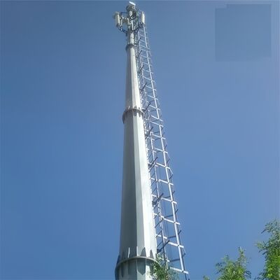Monopole Tower Telekommunikationsturm mit einer Spannfestigkeit von 360 bis 630 Megapascals für eine höhere Haltbarkeit