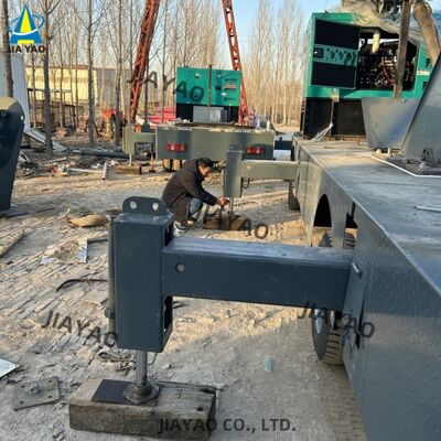 Schwerlast-Teleskopturm mit einer vertikalen Abweichung von weniger als einem pro Tausend und Leistung für Kommunikations- und Beleuchtungsaufgaben