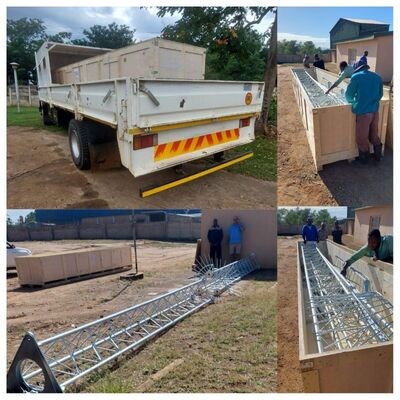 10m-150m Hochpräzision Hot Dip Galvanized Guyed Windmessturm für Windpark meteorologische Überwachung