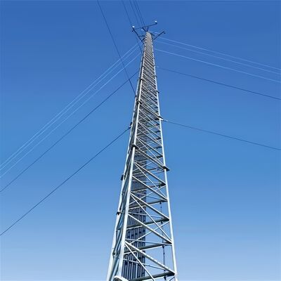 20m-200m Hochleistung Hot Dip Galvanized Guyed FM TV Broadcast Transmission Tower für die Übertragung von Radio-Fernsehsignalen