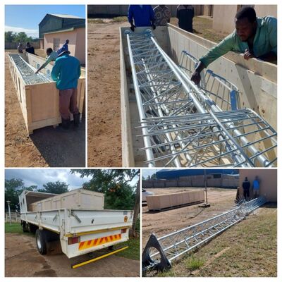 10 bis 80 m hoher Stahldrahtturm für Offshore-Plattformen