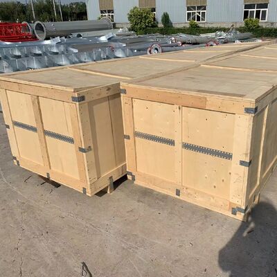 15–50 m langer, korrosionsbeständiger Abspanndrahtmast in Marinequalität für die Kommunikation von Binnenschiffen und Häfen