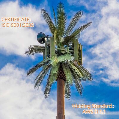 12 18 24M Community Bionic Tree getarnt verzinkt 5G 4G Mikrowellen-Kommunikationsmast für den Außenbereich