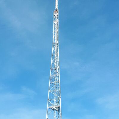 15 25 35 m Multi-Signal-3-Bein-Stahlrohr aus verzinktem Stahl, selbsttragend, für den Außenbereich, 5G, 4G, WLAN, Funk-Telekommunikationsturm
