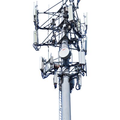 10 16 22 m platzsparender Monopol-Röhrenmast aus verzinktem 5G-/4G-Mikrowellen-Kompaktkommunikationsmast für den Außenbereich