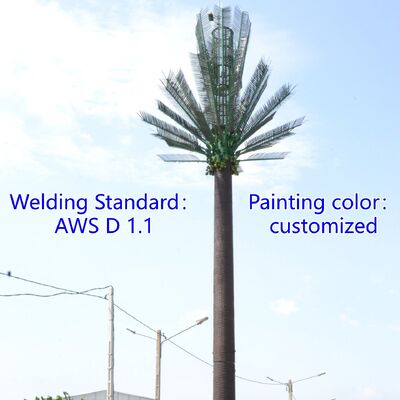 Bionic Tree Tower artificial featuring design codes ANSI TIA 222 G H F and EN 1991 1 4 for structural safety