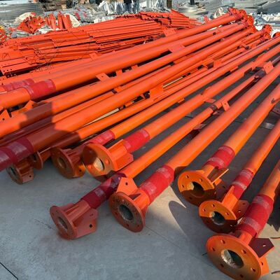 45 m langer, robuster, dreibeiniger Stahlrohrturm mit hoher Schlagfestigkeit, geeignet für Telekommunikations-Mikrowellen- und Sicherheitstürme