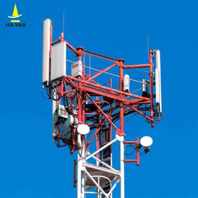 Schwerer 3-beiniger Stahlrohrturm mit feuerverzinkter Oberfläche für verbesserte Korrosionsbeständigkeit im Außenbereich