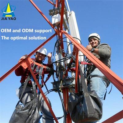 IP66 Dust-Proof 3 Leg Angular Steel Communication Tower For Desert Arid Region