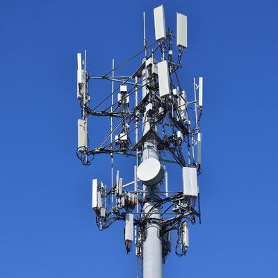 20M 30M IP68 versiegelter Monopole-Turm, korrosionsbeständig für salzhaltige Nebelgebiete an der Küste