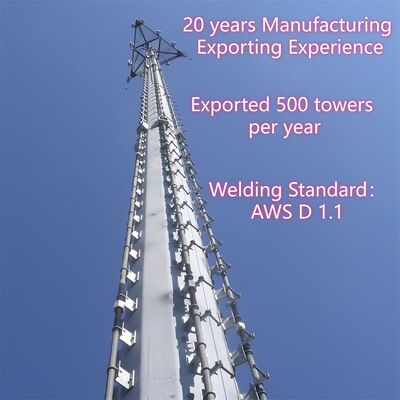 20M 30M Monopole OEM ODM Customizable Telecommunication Tower Full Height Material Design Service