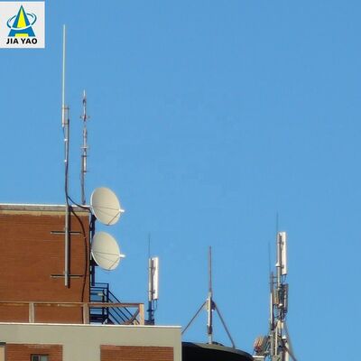 10M 20M Monopole Low Profile Small Cell Communication Tower Rooftop Mount For 5G Signal Boost